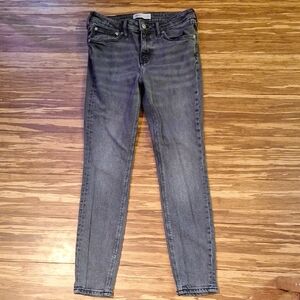 Zara Size 8 Skinny Stretchy Black Jeans
